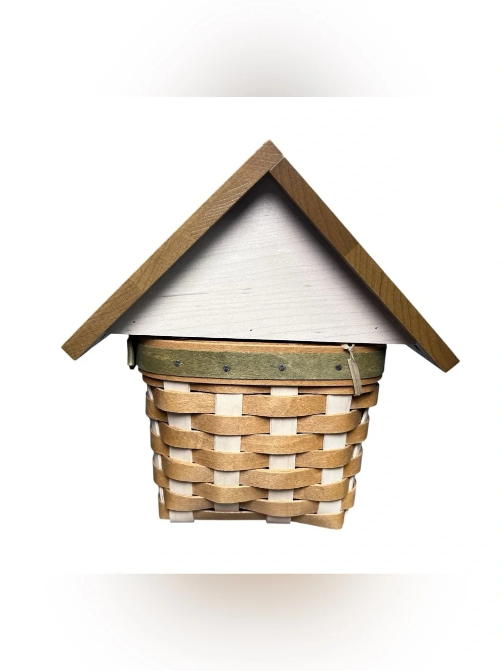 Longaberger NIB 2009 Collectors Club Birdhouse Basket Set w/Lid, protector, box